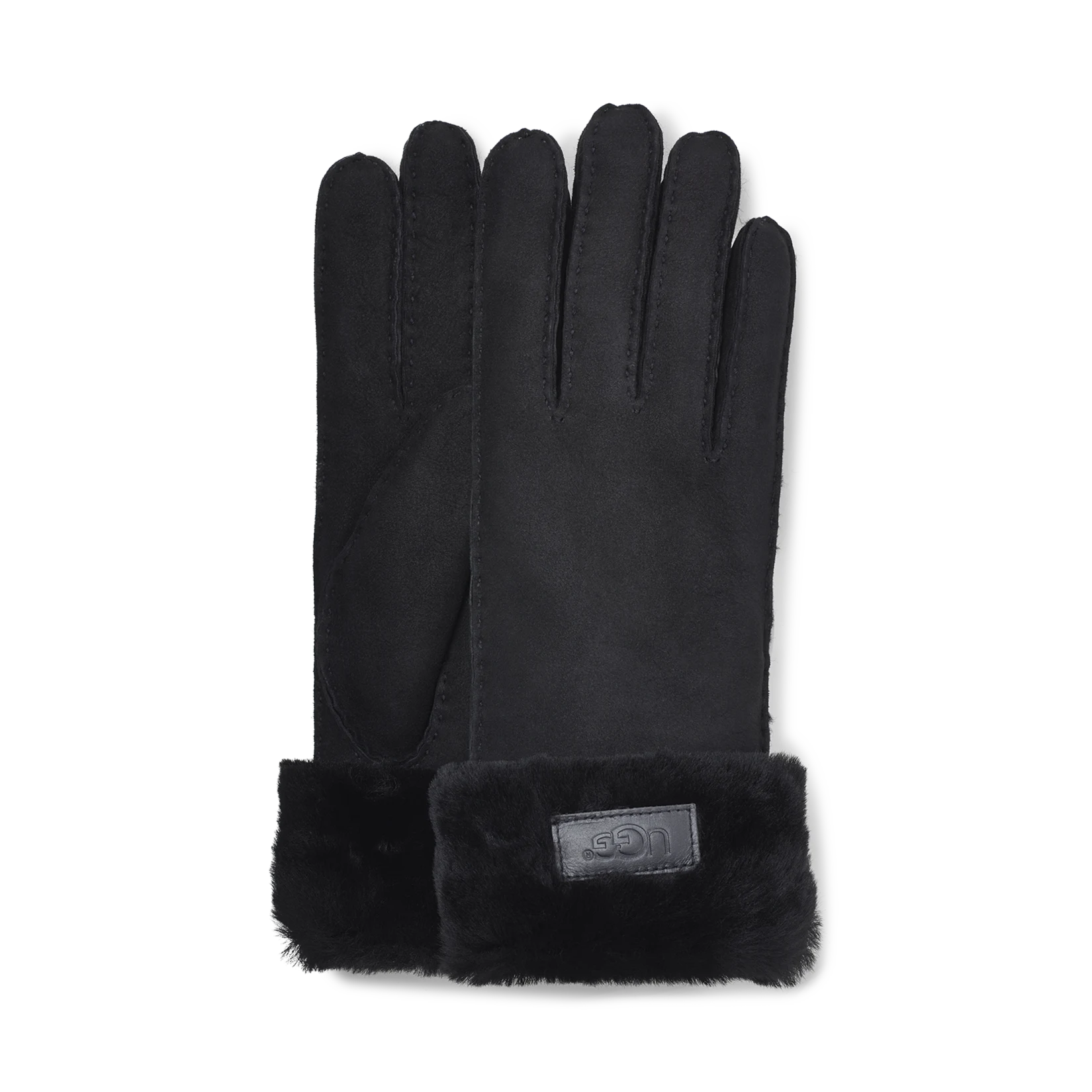 W Turn Cuff Glove - Black