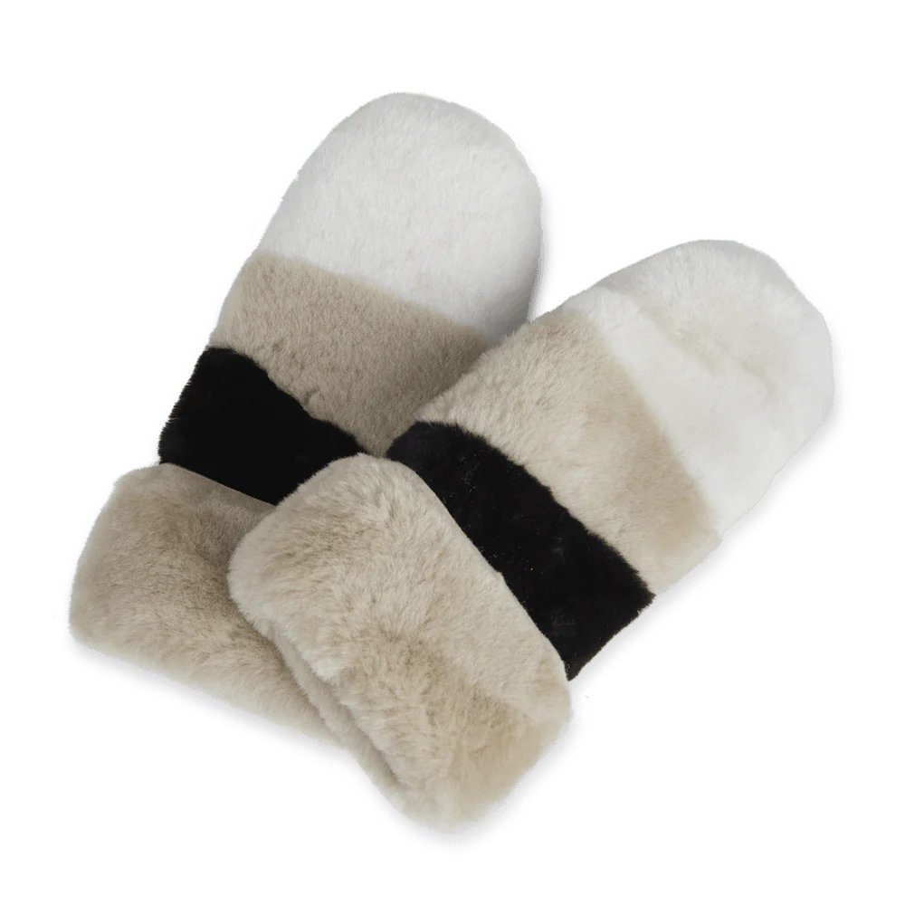 Catty Mitten - Bl /Offwhite/Caramel Bl