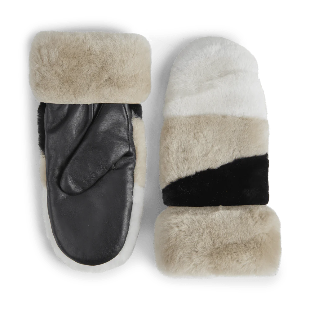 Catty Mitten - Bl /Offwhite/Caramel Bl
