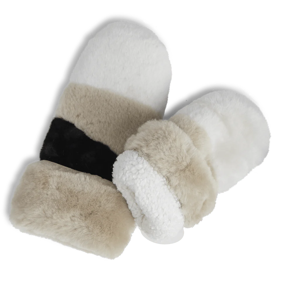 Catty Mitten - Bl /Offwhite/Caramel Bl