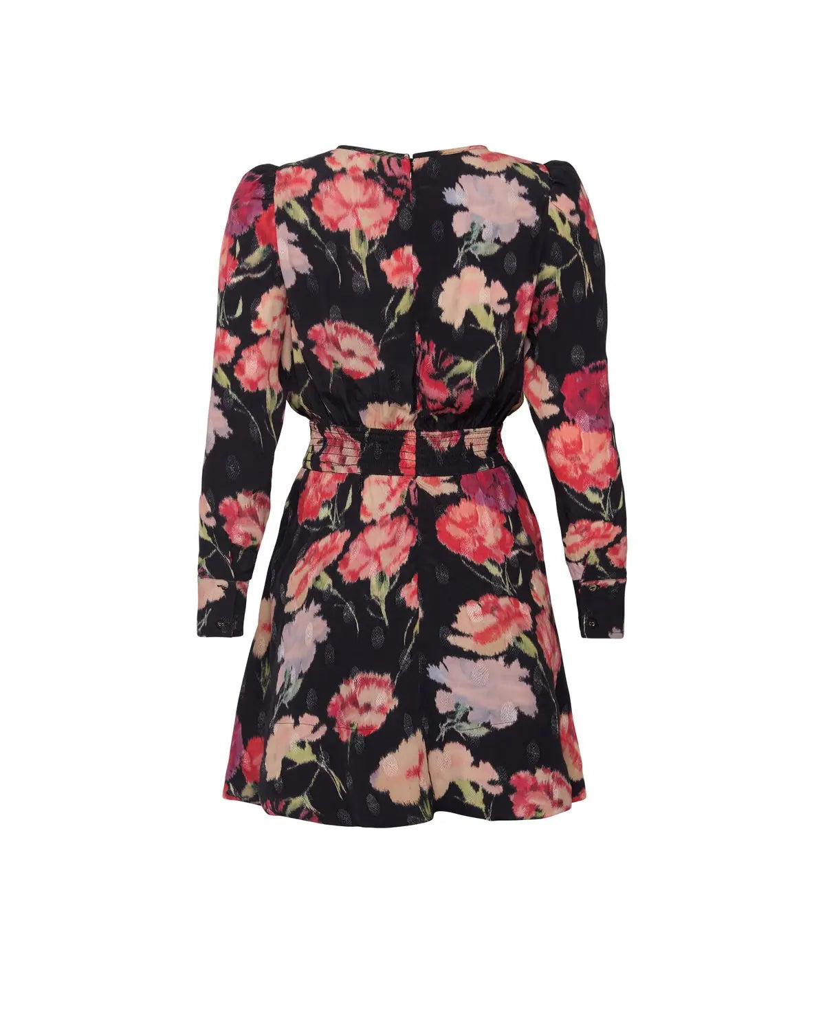 Viscose Mini Dress - Poppies