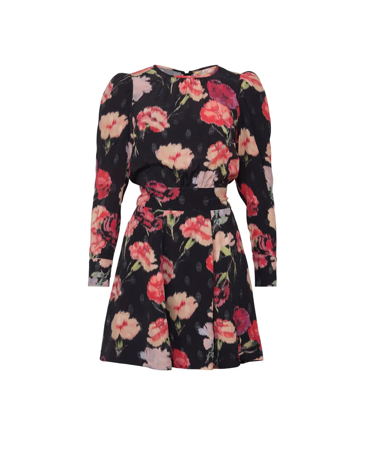 Viscose Mini Dress - Poppies