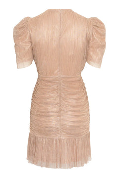 Jenna Mini Dress - Rose Gold