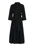 Marja Linen Dress - Black