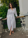 Marja Linen Dress - White