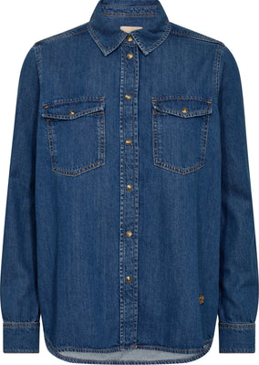 Natalie Denim Shirt - Blue