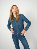 Natalie Denim Shirt - Blå