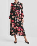 Viscose Shirt Dress - Poppies