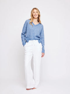 Immi Linen Pants - White