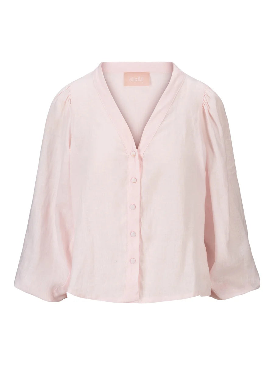 Edith Linen Shirt - Festival Bloom