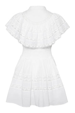 Mary Mini Dress - White