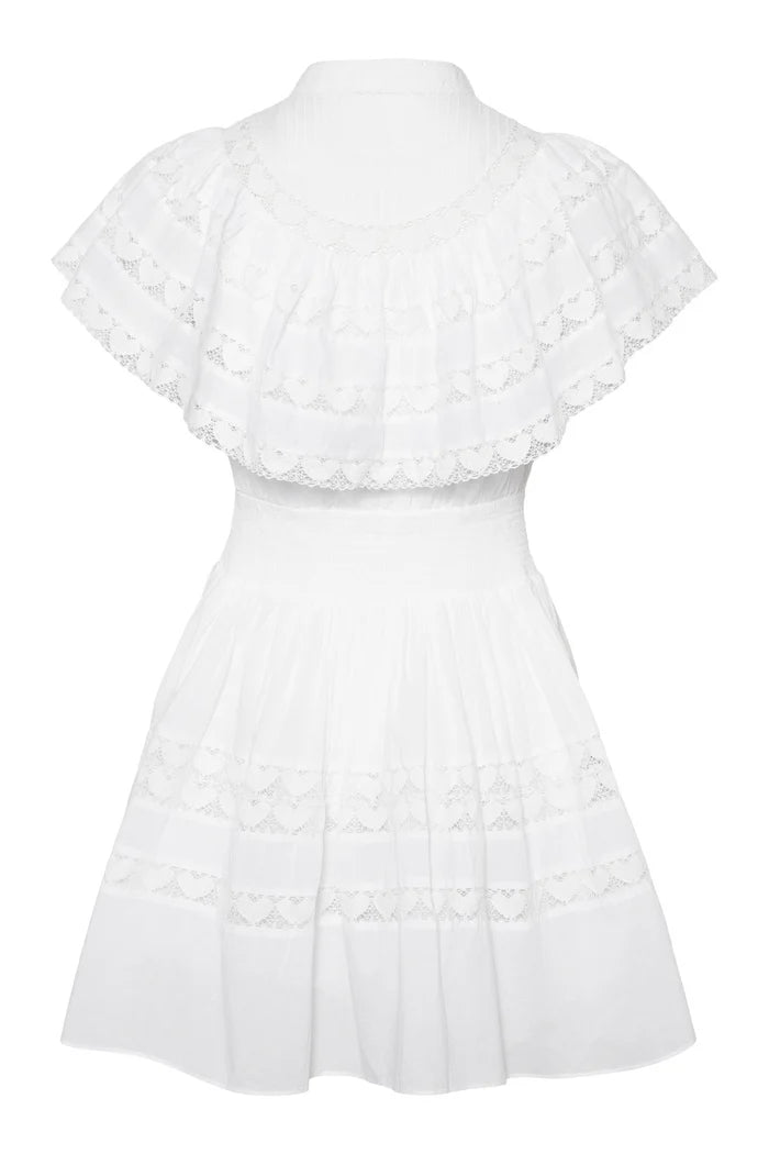 Mary Mini Dress - Vit