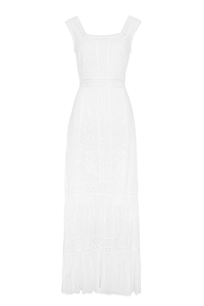 Rosa Maxi Dress - White