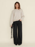 Tine Knit Crew Neck - Sand Mix