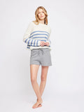 Lui Mohair Sweater - Striped Blue