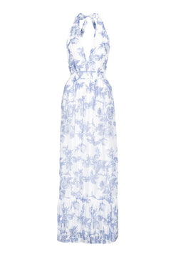 Tulip Maxi Dress - Bluebell Bliss