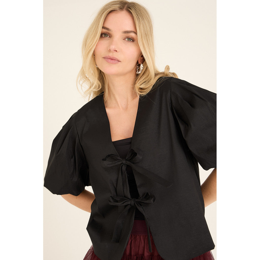 Christa Bow Jacket - Svart