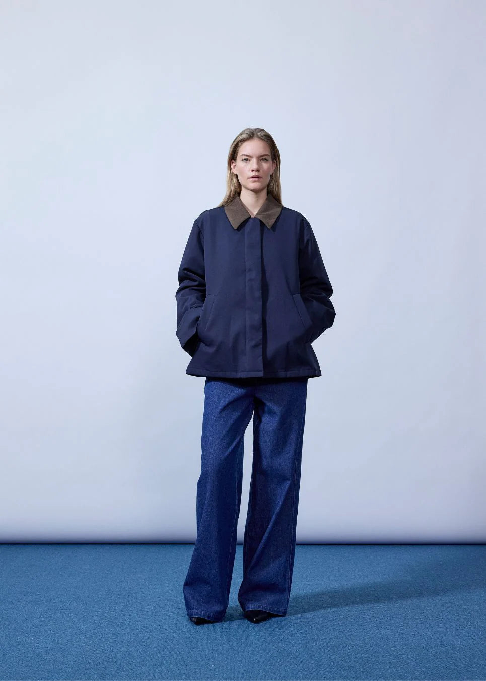 Orkide Jacket - Navy Sky