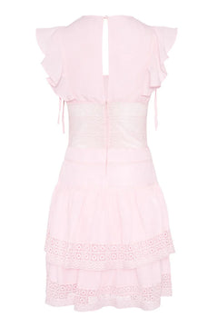 Maya Mini Dress - Light Pink