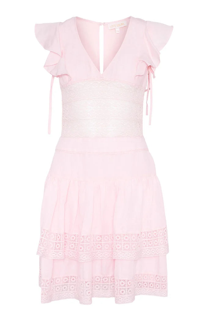 Maya Mini Dress - Light Pink