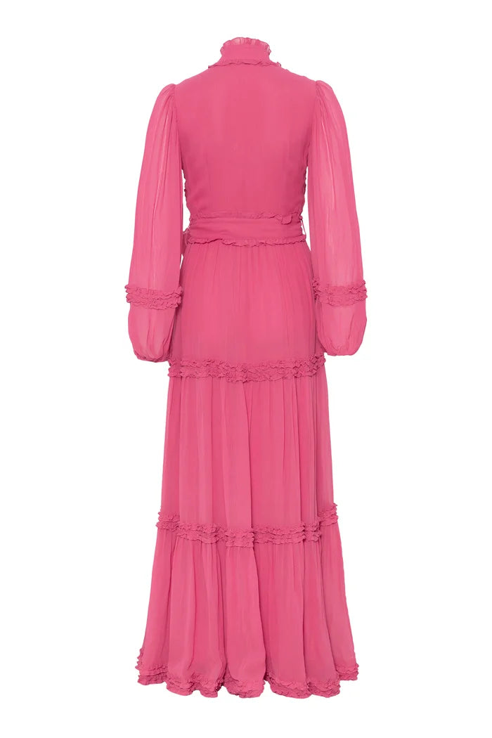 Violetta Maxi Dress - Hot Pink