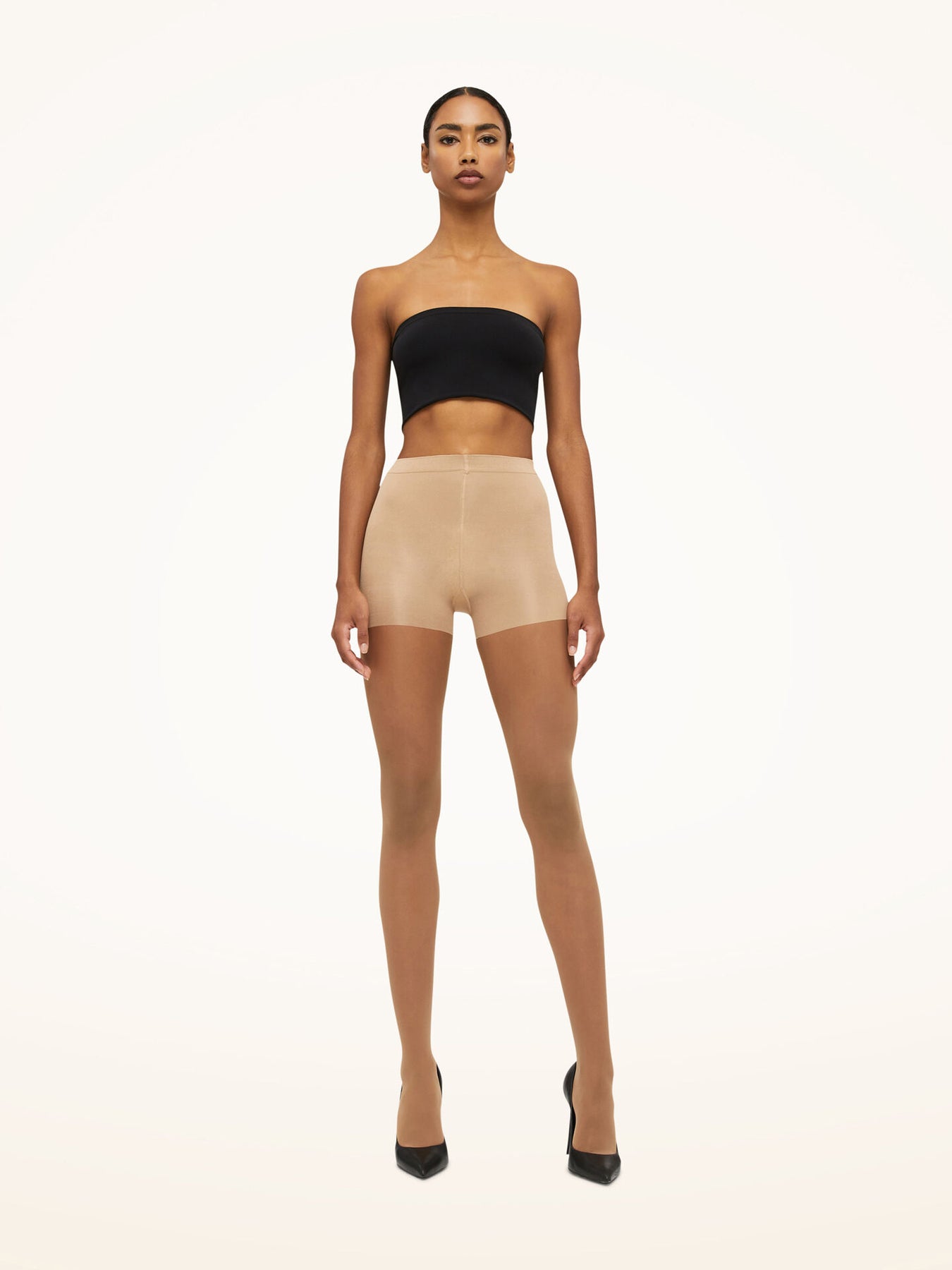 Wolford Individual 10 Control Top Tights - Gobi