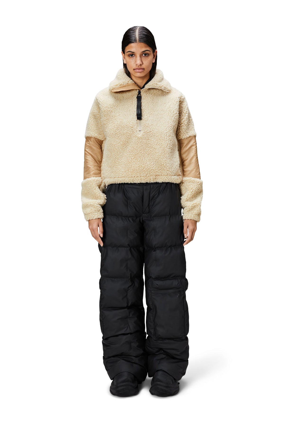 W Kofu Fleece Pullover - Sand