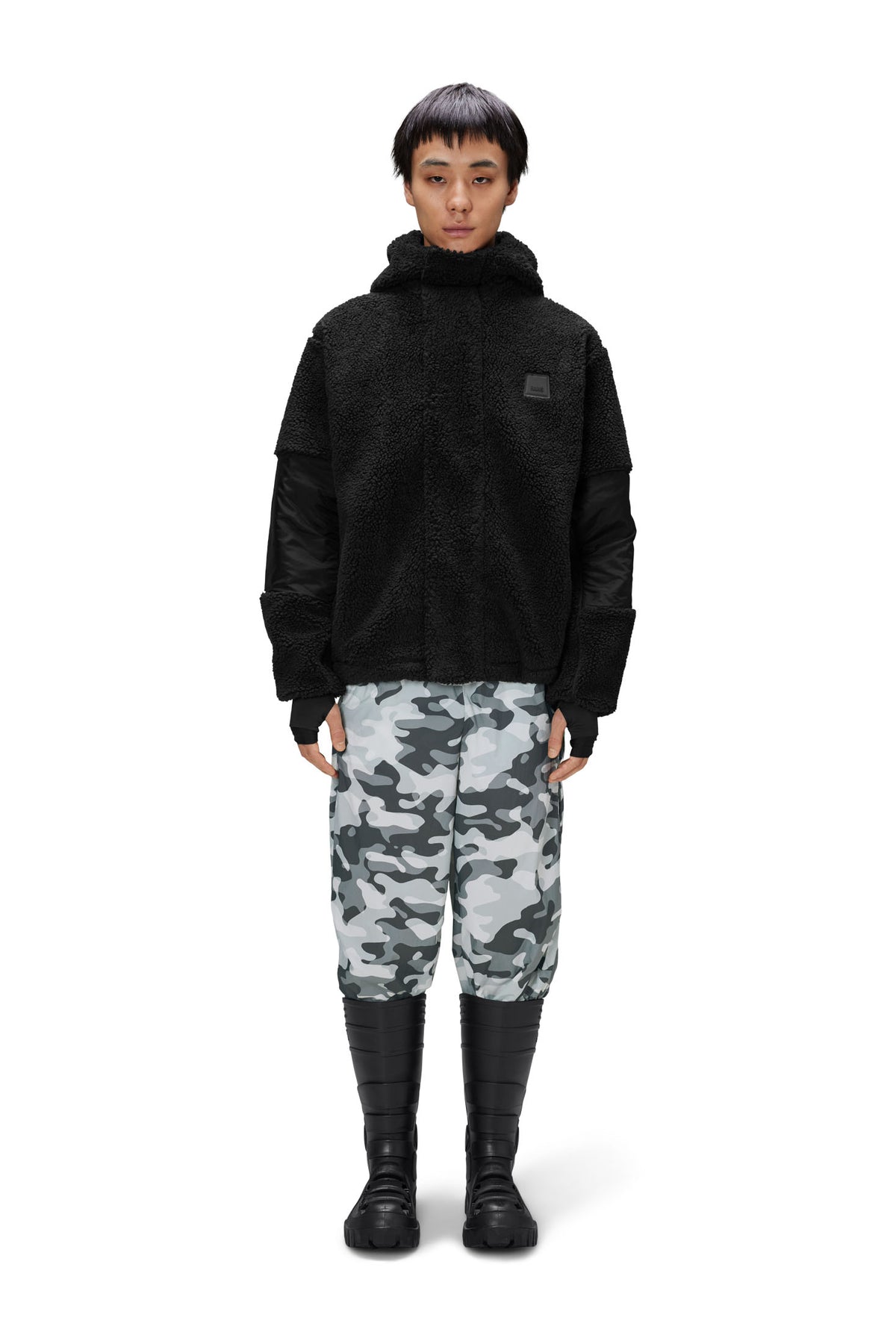 Kofu Fleece Hoodie - Black