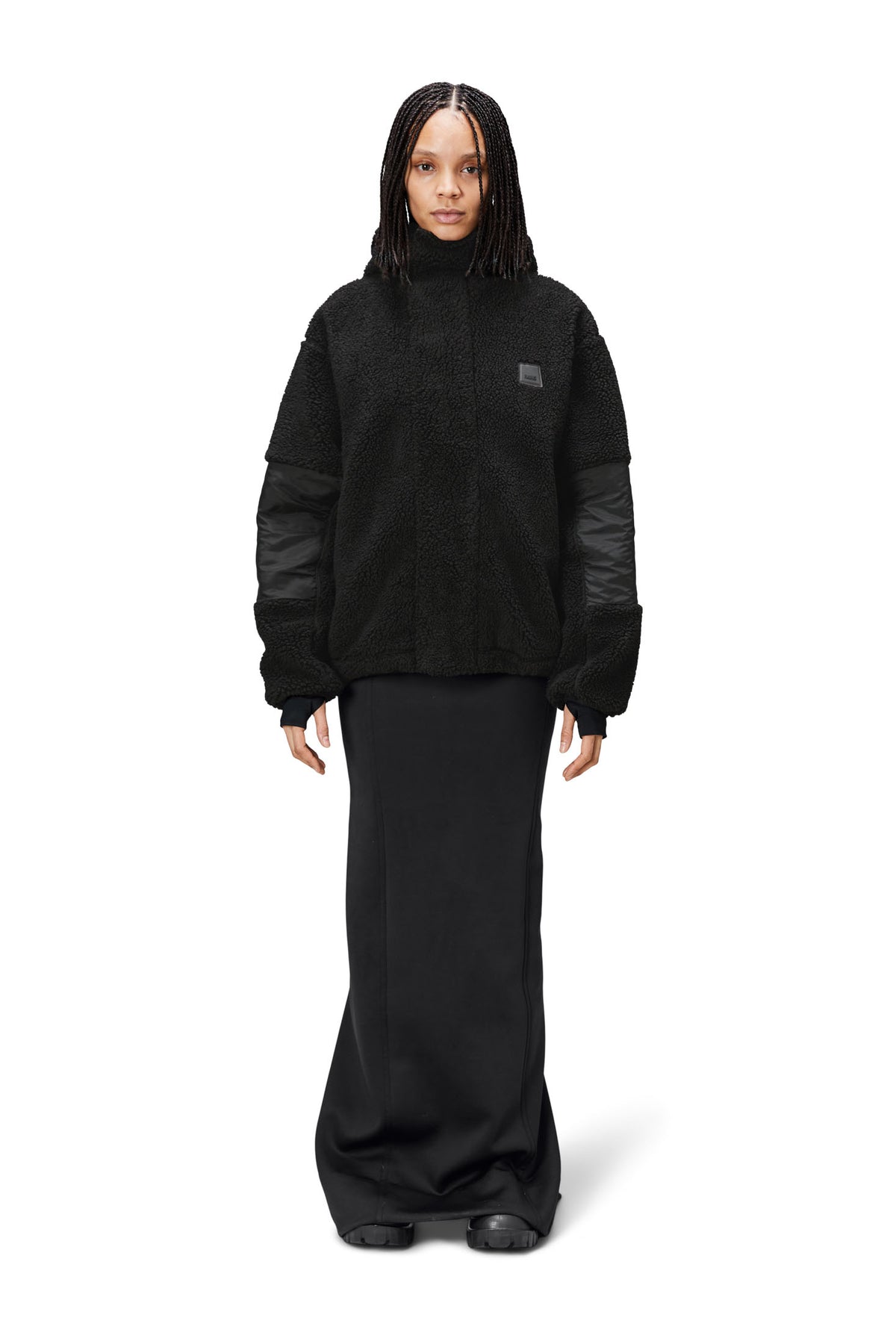 Kofu Fleece Hoodie - Black