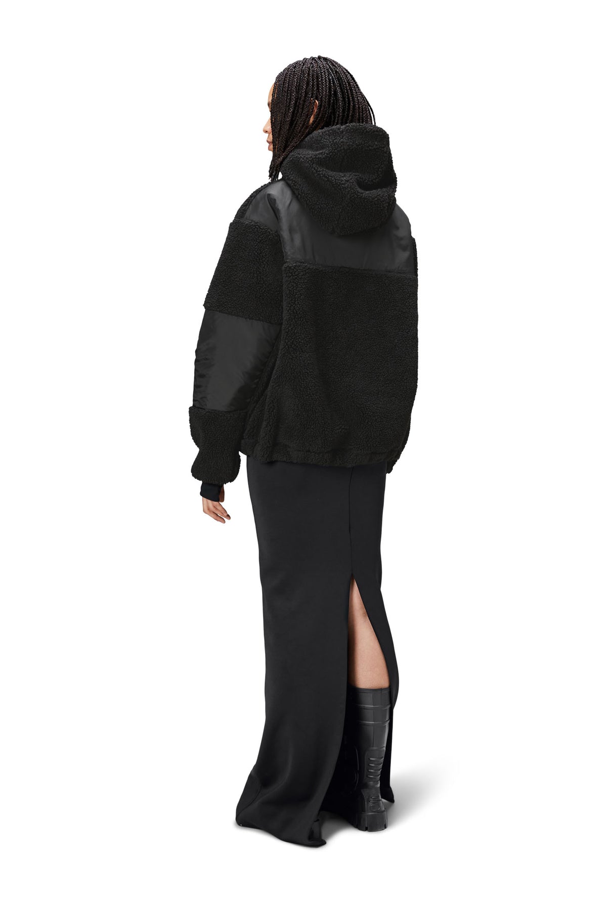 Kofu Fleece Hoodie - Black