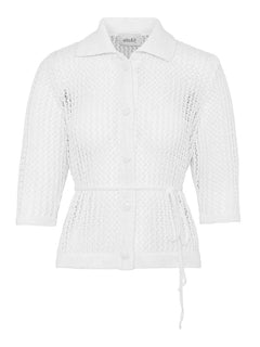 Lima Crochet Shirt - White