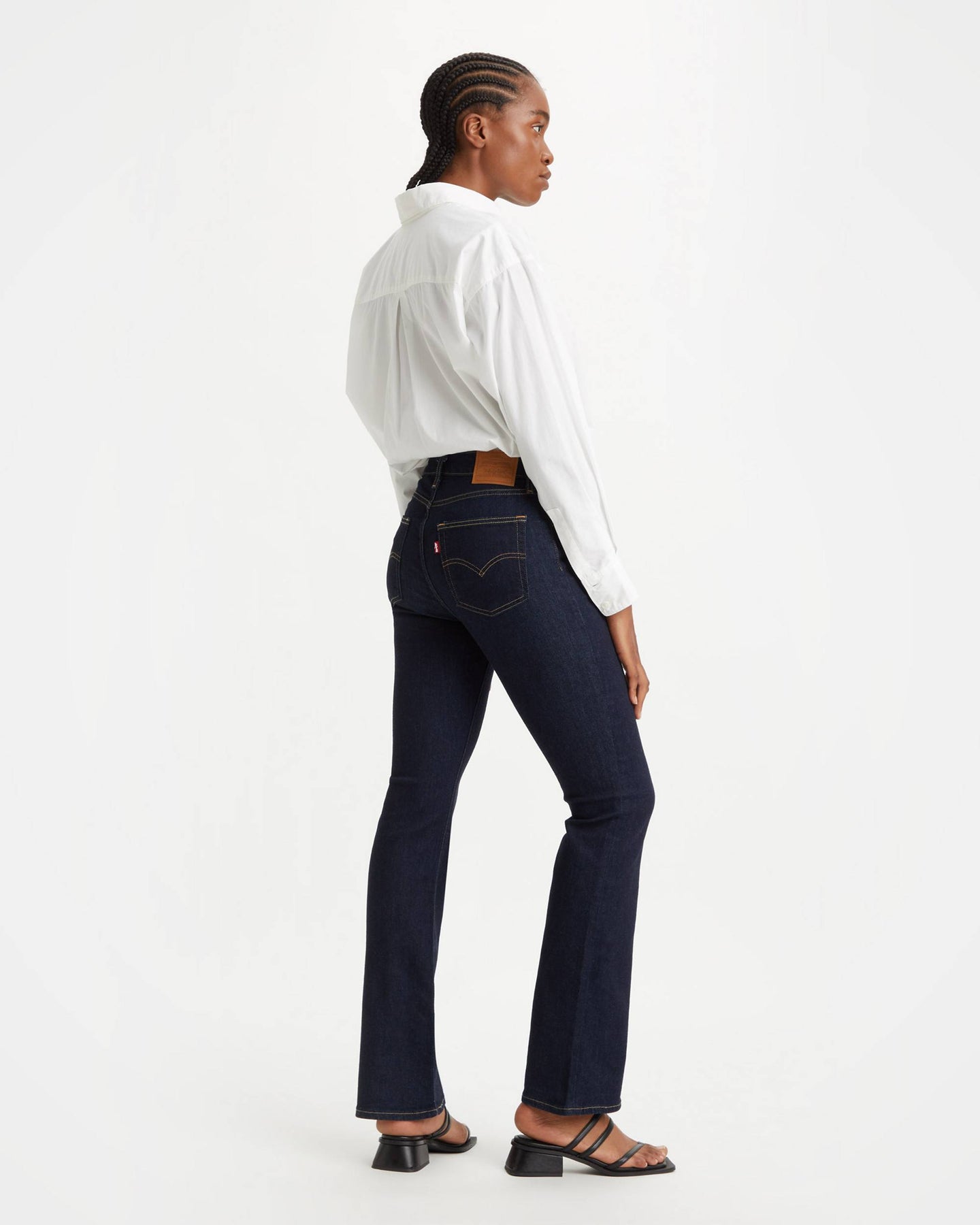 725 High Rise Bootcut - Dark Indigo Rinse