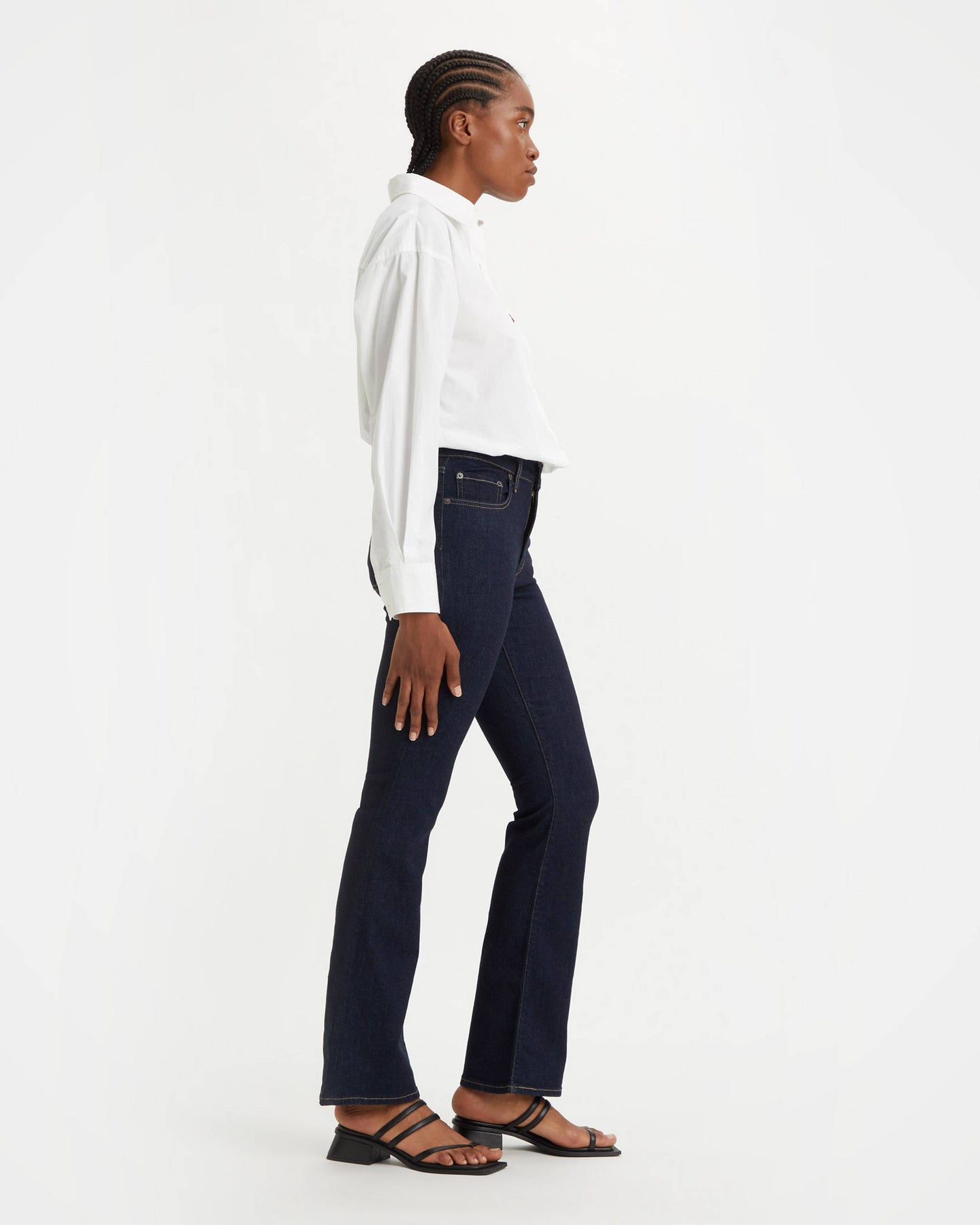 725 High Rise Bootcut - Dark Indigo Rinse