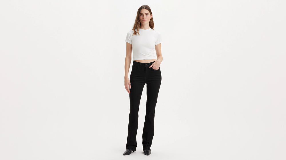 725 High Rise Bootcut  - Midnight Gaze - Black