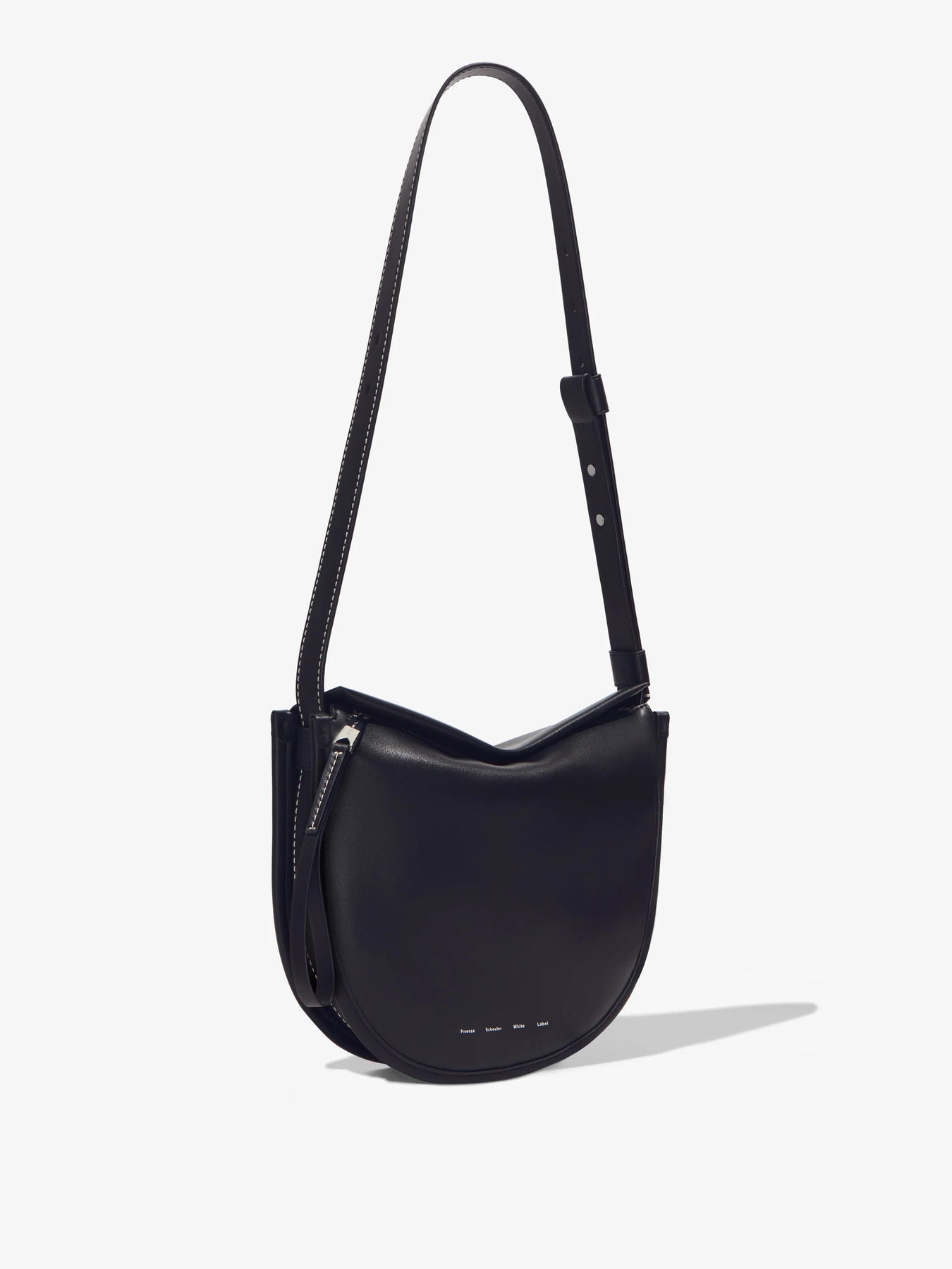 Medium Baxter Leather Bag - Svart