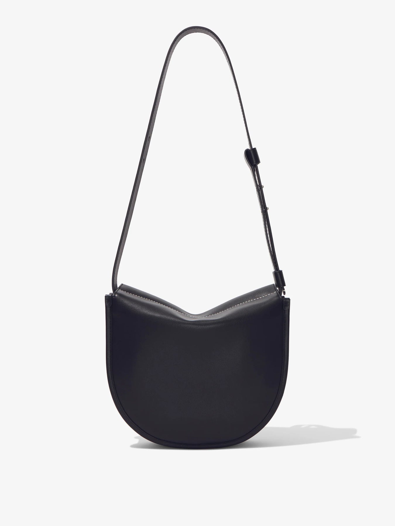 Medium Baxter Leather Bag - Svart