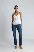 Nimissa S Voile Topp - Vit