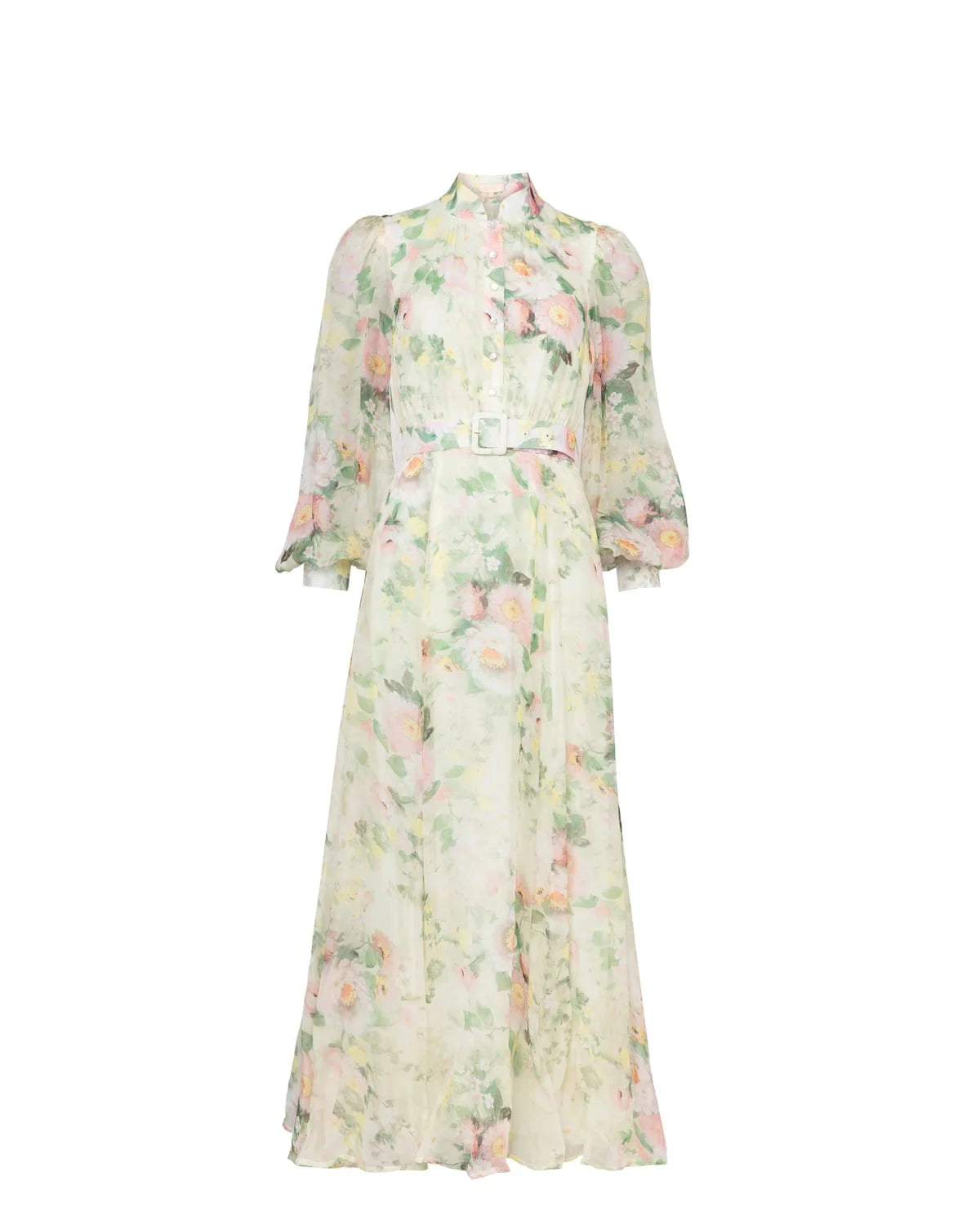 Organza Belt Dress - Watercolour Dreams