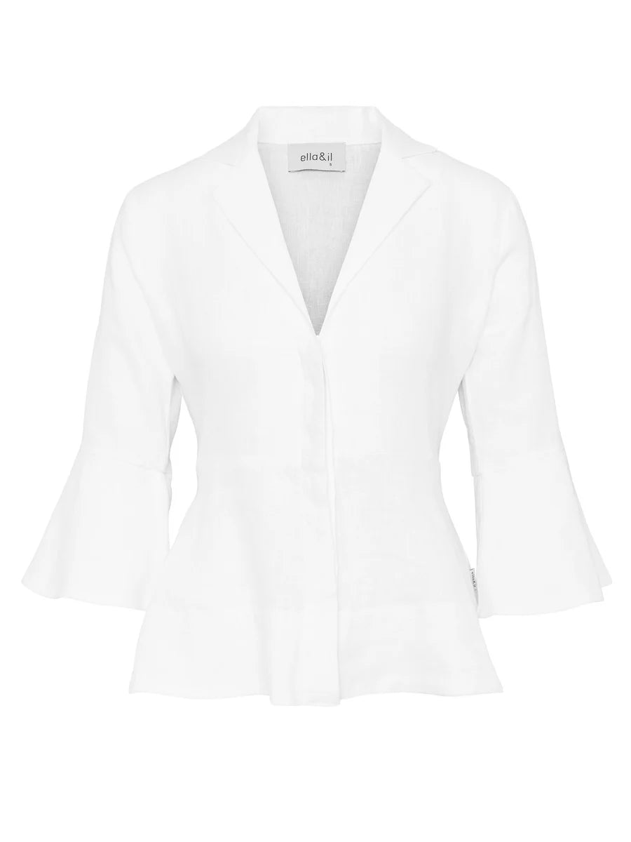 Guro Linen Shirt - White