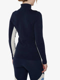 Voss Chevron Zip-up Dam - Navy Blue