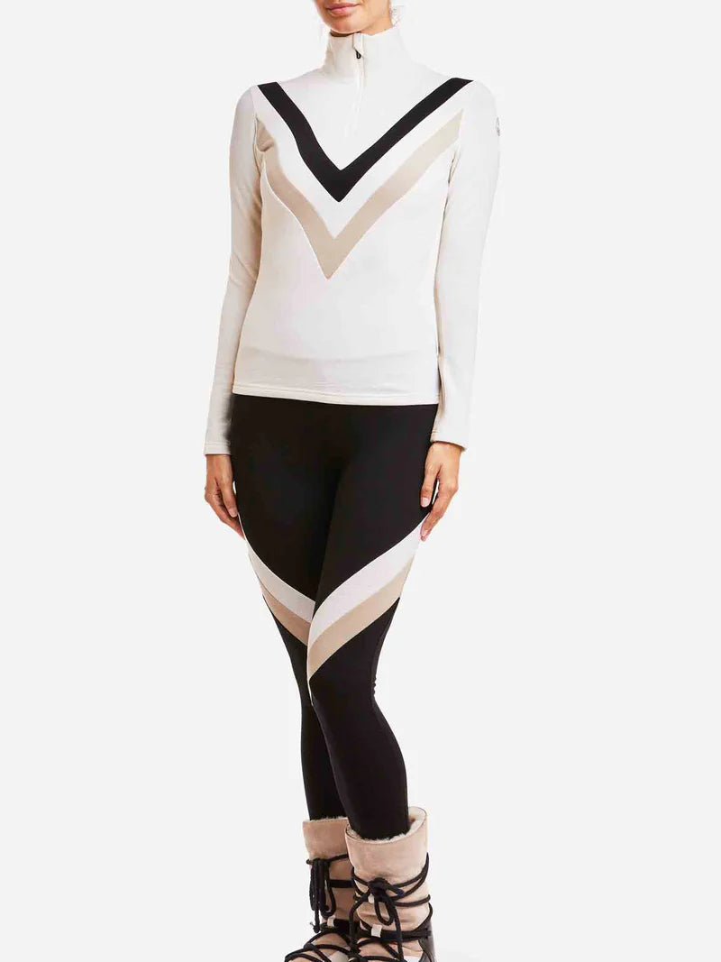 Voss Chevron ZipUp Dam - Off White