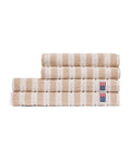 Lexington Home Randig Frottéhandduk 50x70 - Ljusbeige/Off-white