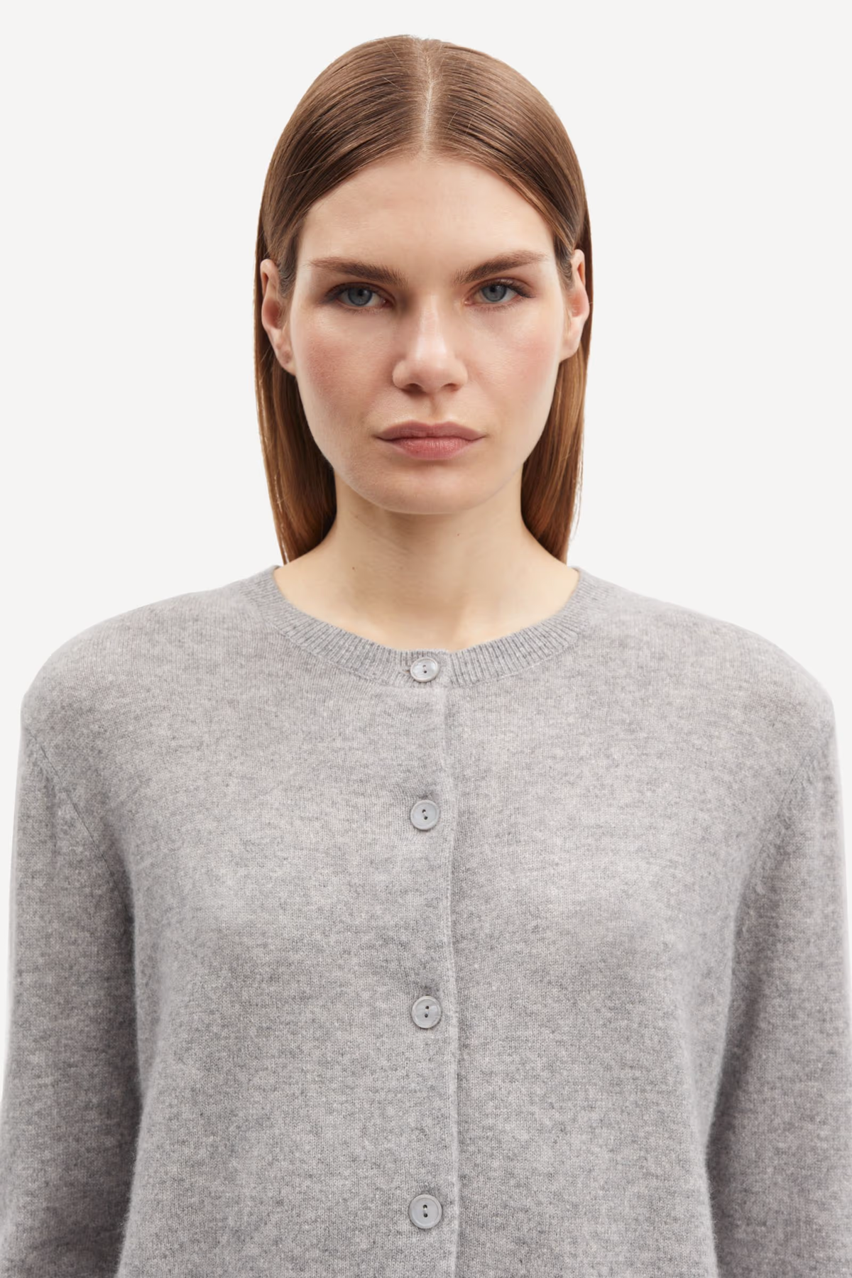 Saboston Cardigan - Grey Mel.