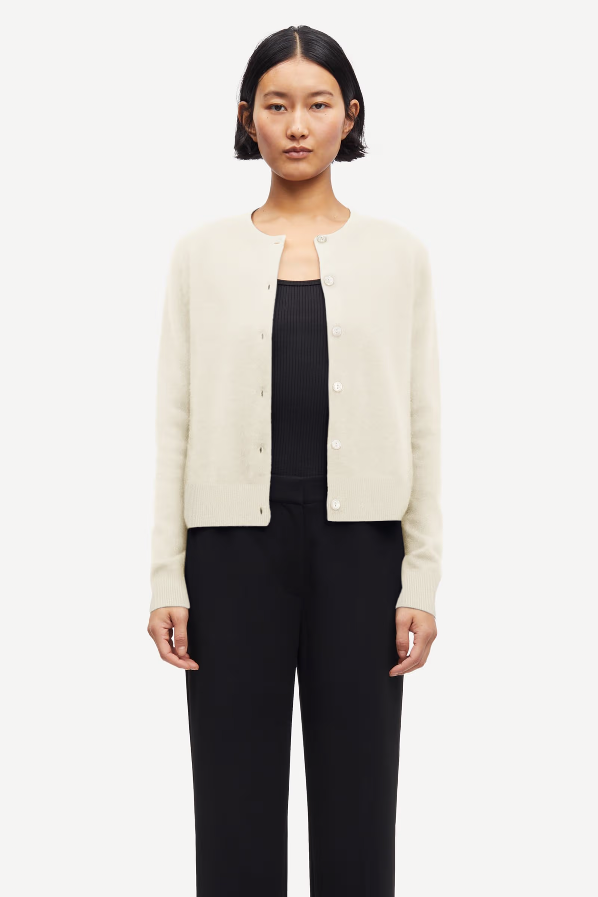 Saboston Cardigan - Egret