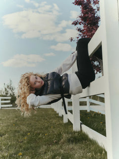 Bonnie Down Vest - Black