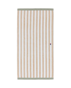 Block Striped Towel 50X70 - Moonbeam/White/Vintage