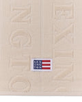 Velour Jacquard Logo Towel 70X130 - Moonbeam
