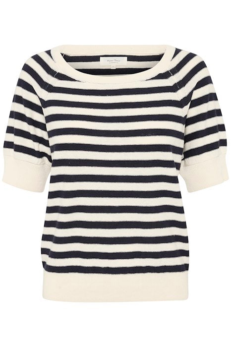 GlenniePW Pullover - Dark Navy Stripe