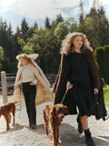 Caroline Fake Fur Jacket - Brown