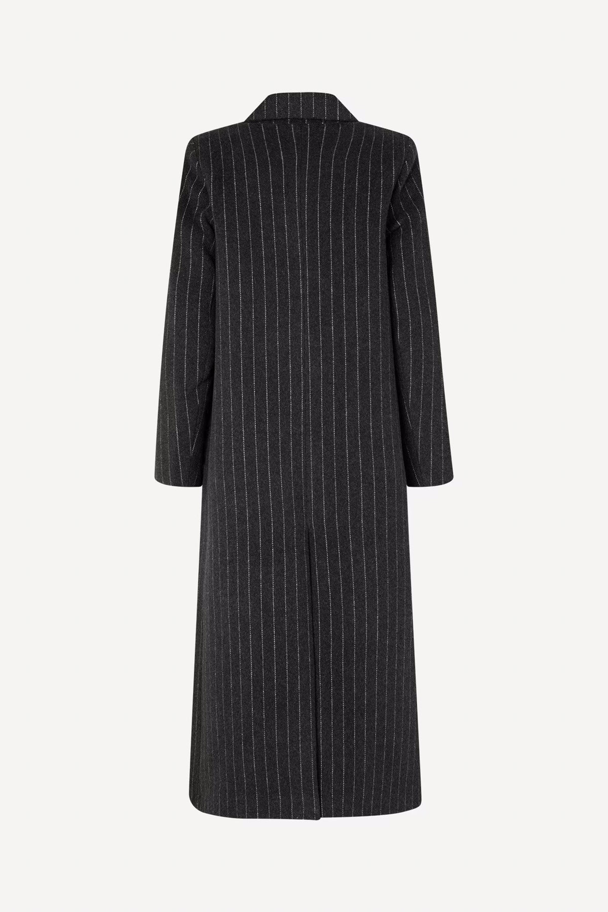 Safalcon Coat - Dark Grey Pinstripe